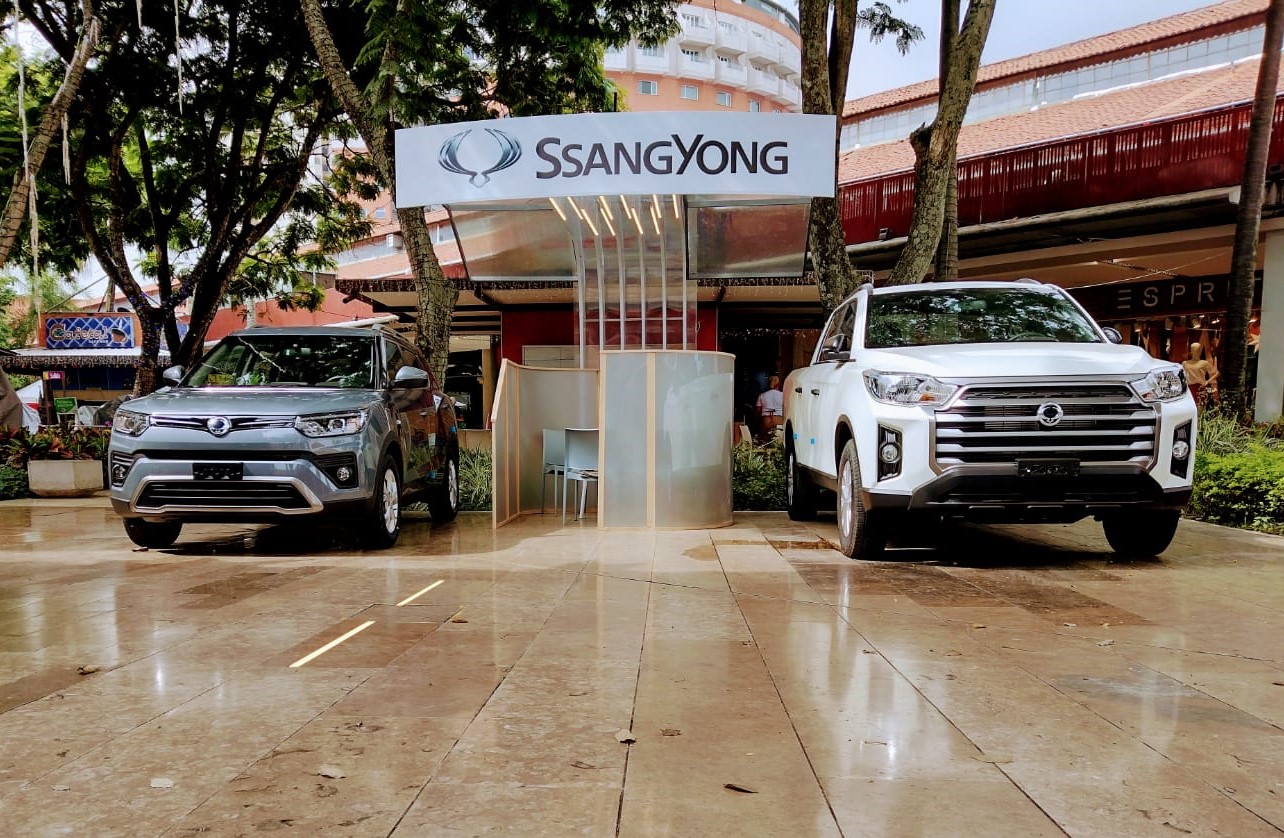 Nueva vitrina propia de SSANGYONG en Chipichape