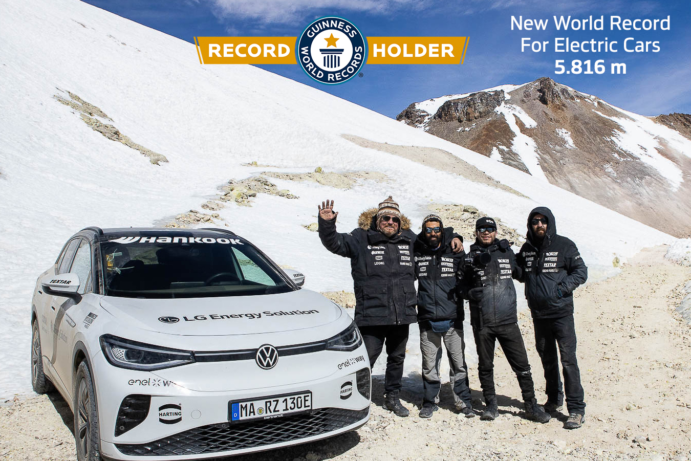 GUINNESS WORLD RECORDS® para llantas Hankook y Volkswagen ID.4 GTX