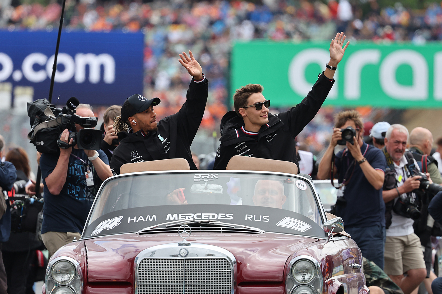 Un emocionante doble podio para el equipo Mercedes-AMG PETRONAS F1 en nuestra carrera número 250