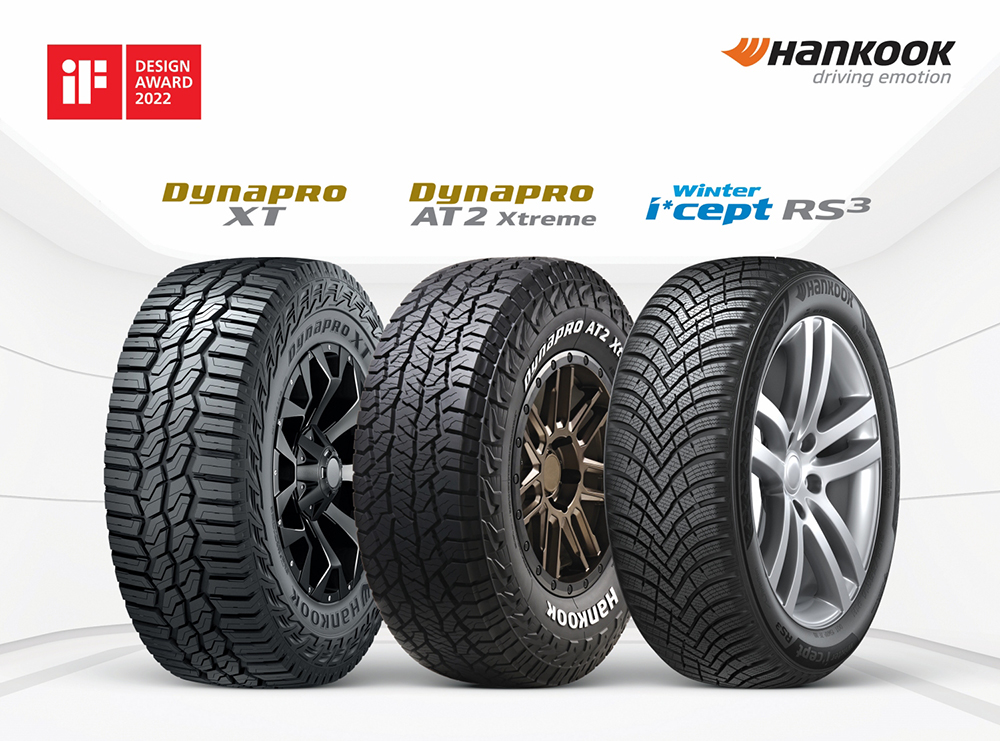 Hankook Tire gana el iF Design Award 2022 por sus llantas para SUV y de invierno.