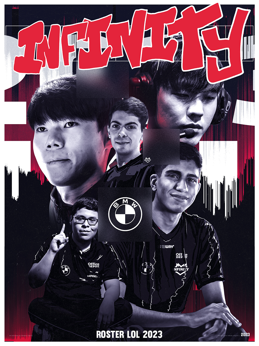 BMW Esports: Club INFINITYpresenta a su equipo de League of Legends (LoL) 2023