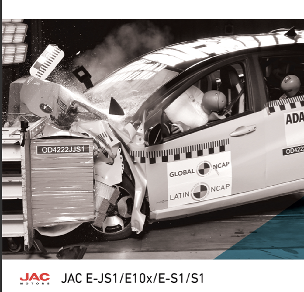 Primer vehículo eléctrico evaluado por Latin NCAP: amigable con el medioambiente pero riesgoso en seguridad
